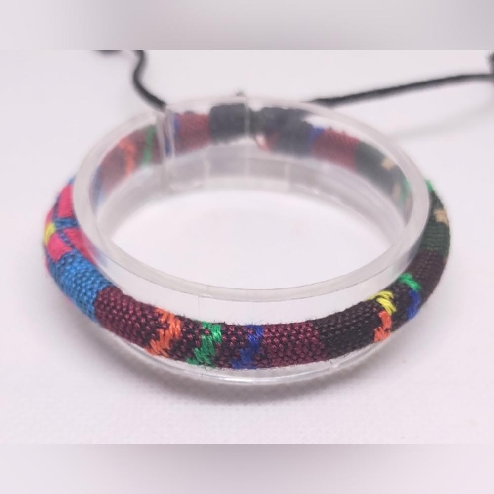 Men's Bracelet Striped Punk New f36